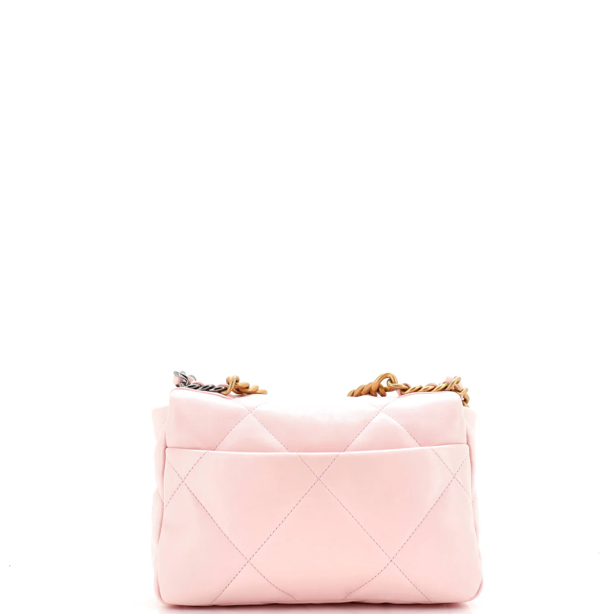19 Flap Bag Quilted Leather Medium - Deep Luxury