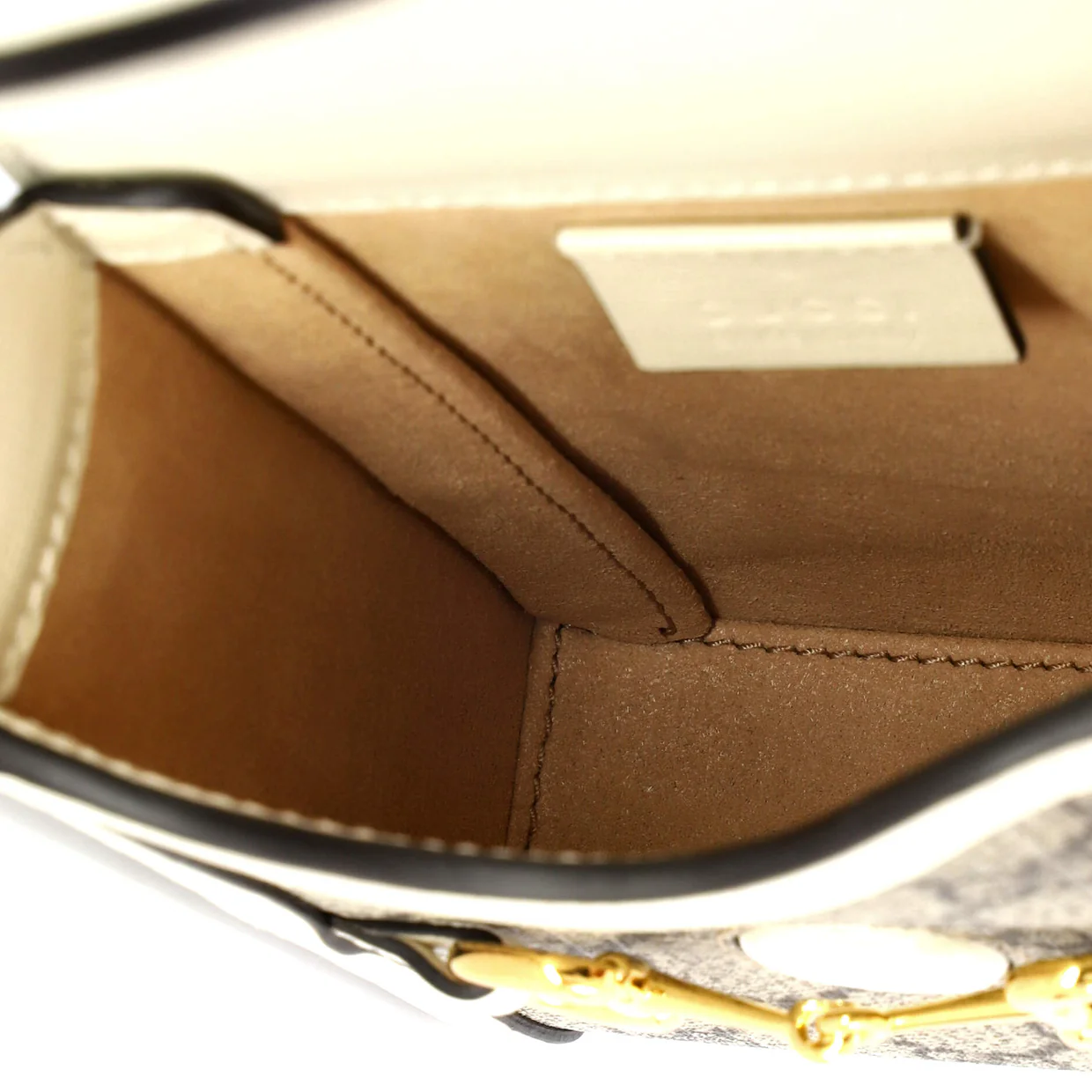 Horsebit 1955 Crossbody Bag GG Coated Canvas with Leather Mini - Deep Luxury