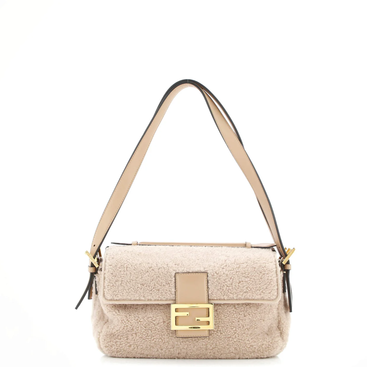 Multi Baguette Bag Shearling - Deep Luxury