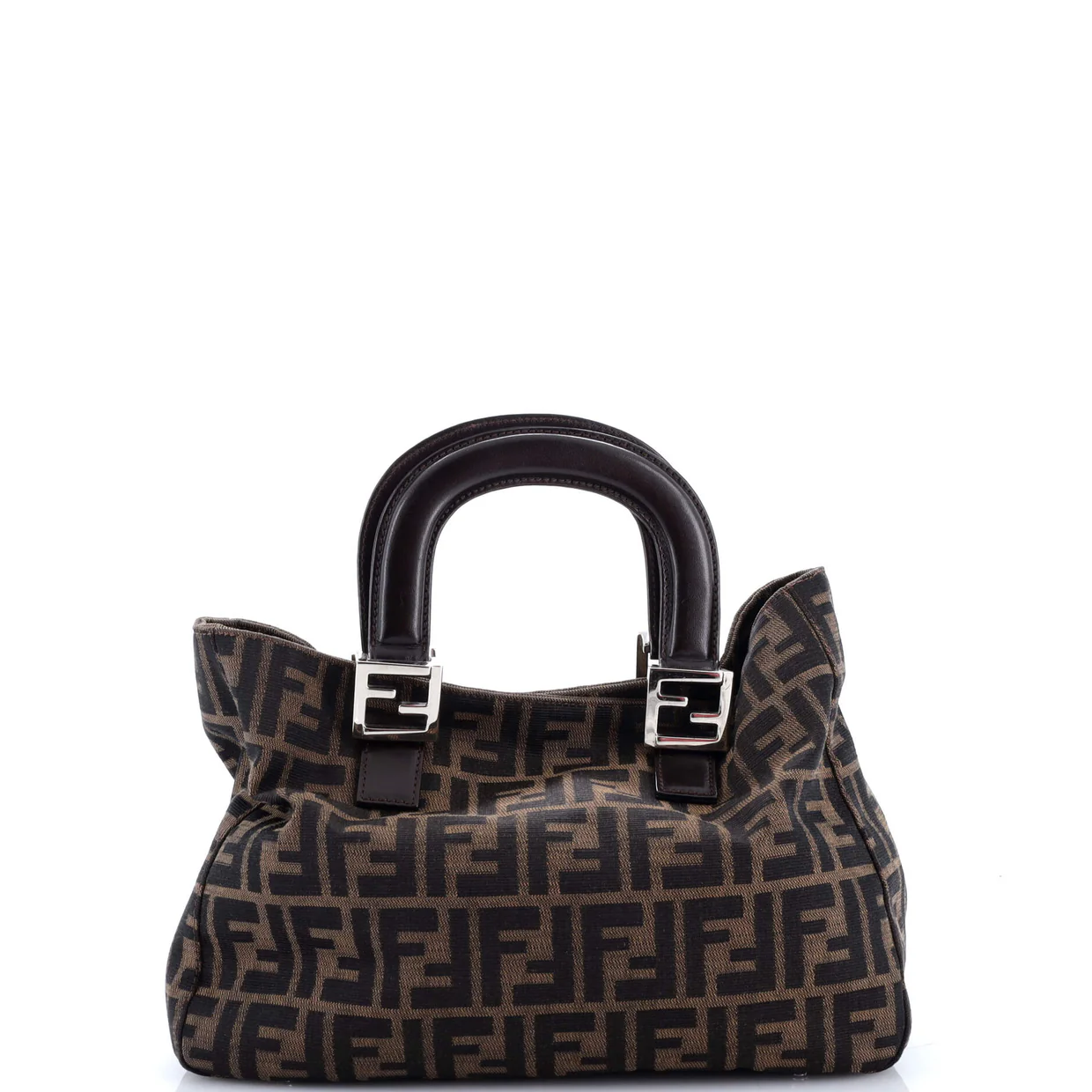 Vintage FF Handle Tote Zucca Canvas Small - Deep Luxury