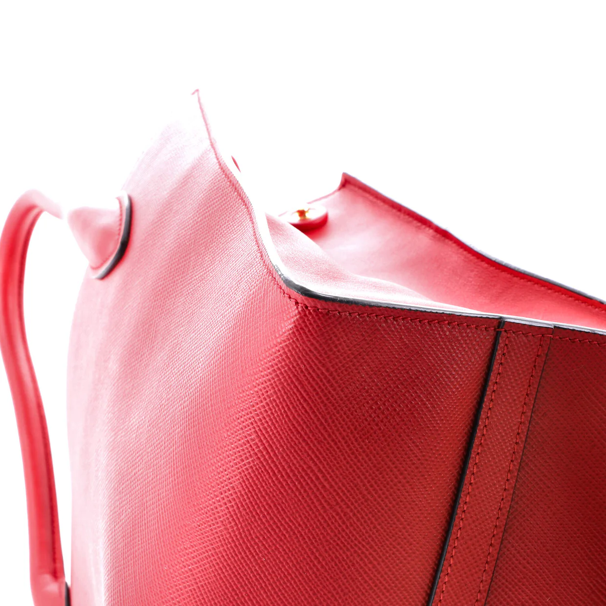 Monochrome Tote Saffiano with City Calf Medium - Deep Luxury