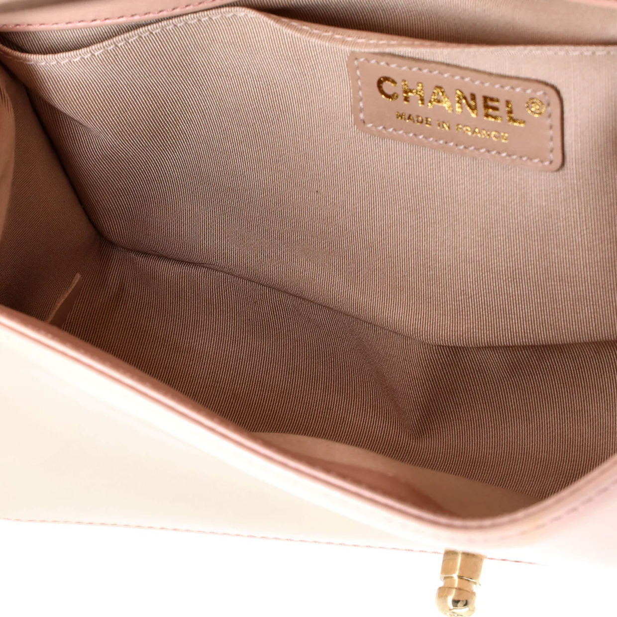 Boy Flap Bag Quilted Iridescent Glazed Calfskin Old Medium - Deep Luxury