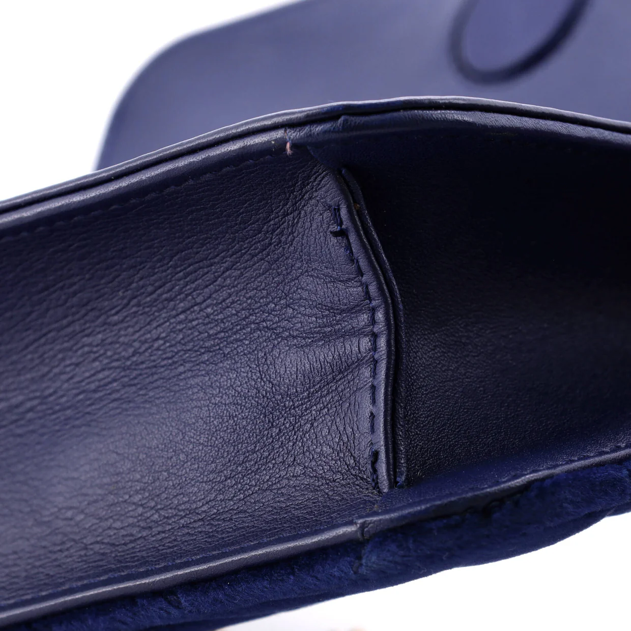 GG Marmont Chain Flap Bag Matelasse Velvet Mini - Deep Luxury