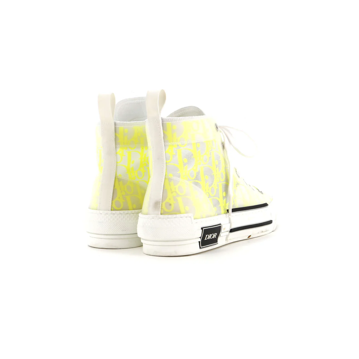 Men's B23 High-Top Sneakers Oblique Coated Canvas and PVC - Deep Luxury