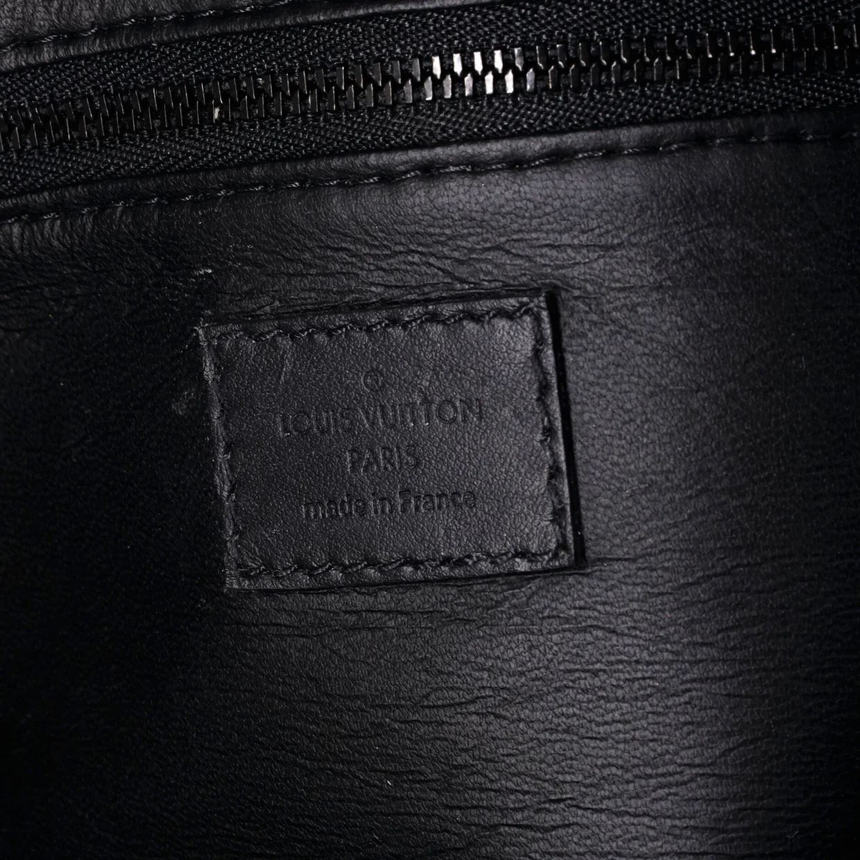 Dopp Kit Toiletry Pouch Taurillon Monogram Leather - Deep Luxury