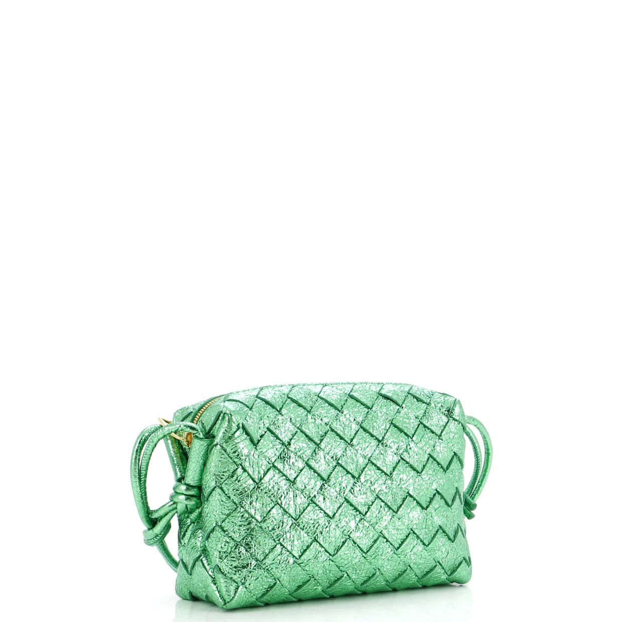 Loop Crossbody Bag Intrecciato Nappa Small - Deep Luxury
