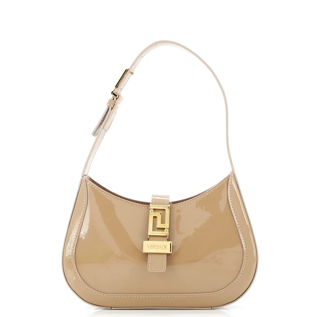 Greca Goddess Hobo Bag Leather Small - Deep Luxury