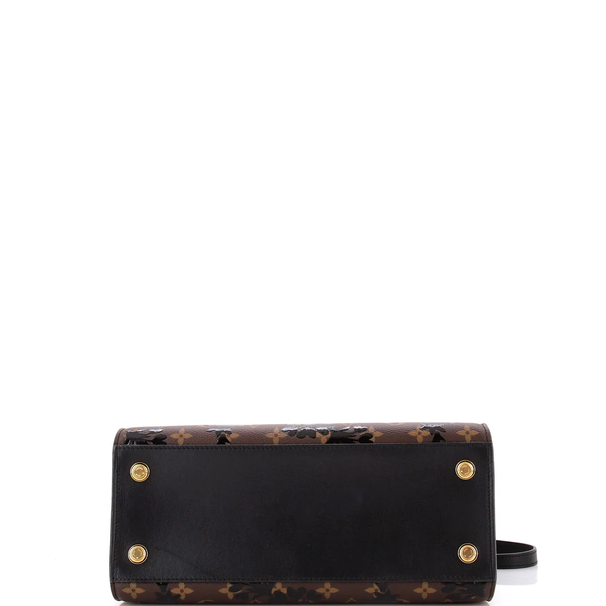 City Steamer Handbag Limited Edition Blossom Monogram Canvas and Leather MM - Deep Luxury