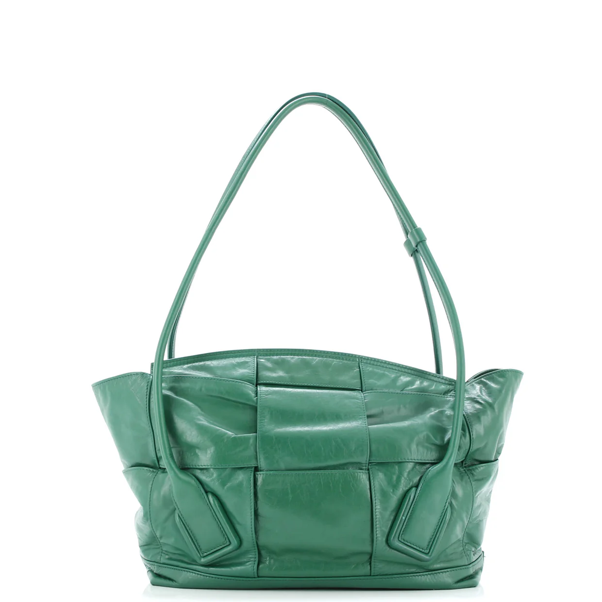 Arco Bag Maxi Intrecciato Leather Medium - Deep Luxury