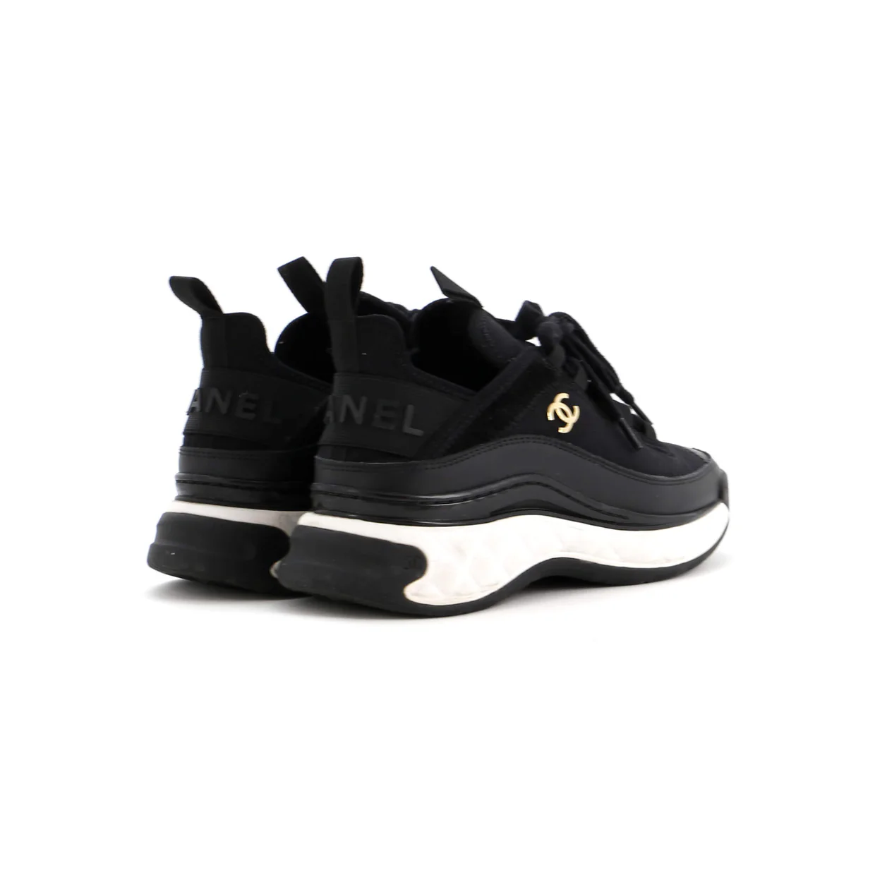 Women's CC Cap Toe Logo Sneakers Mixed Fibers - Deep Luxury