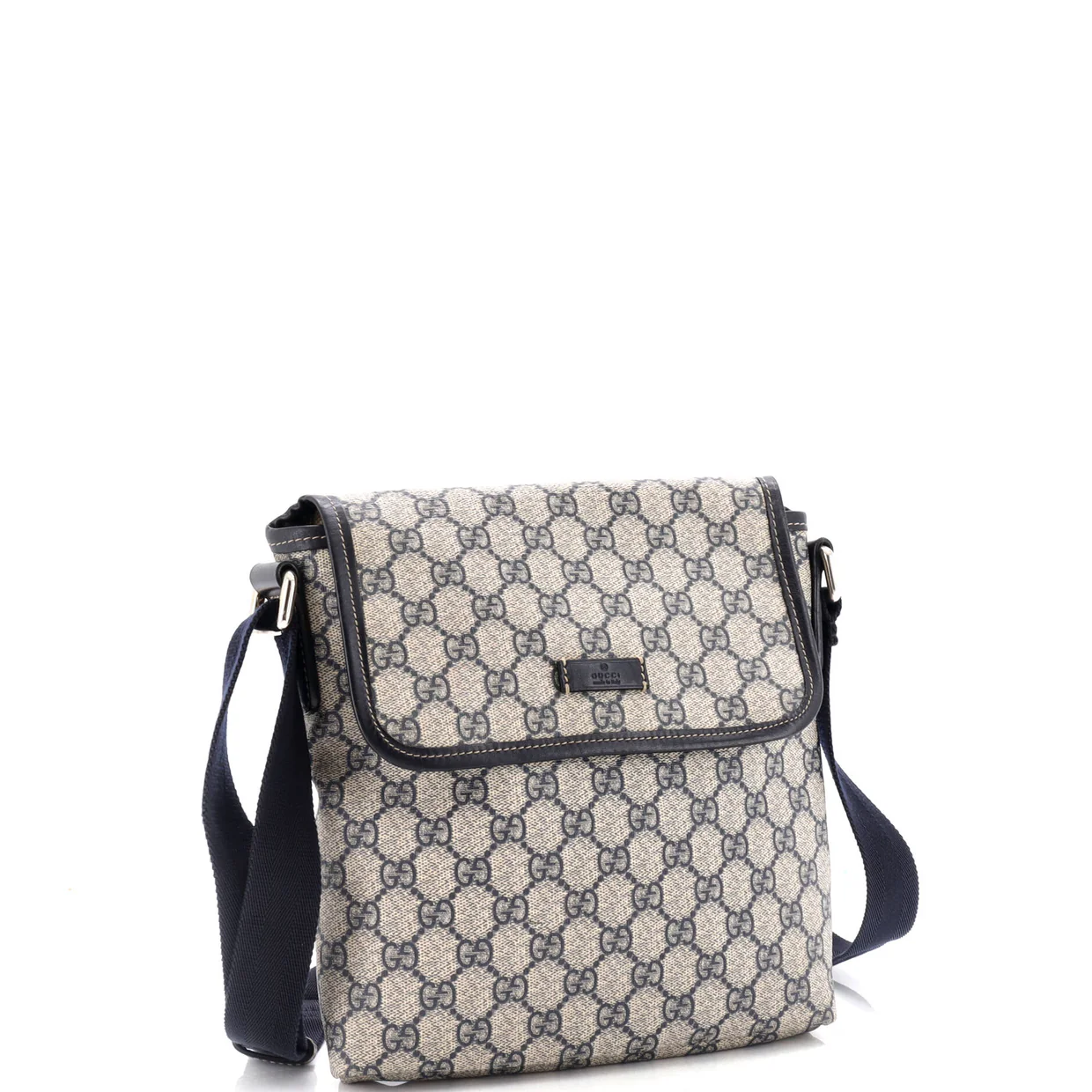 Flap Messenger GG Coated Canvas Small - Deep Luxury