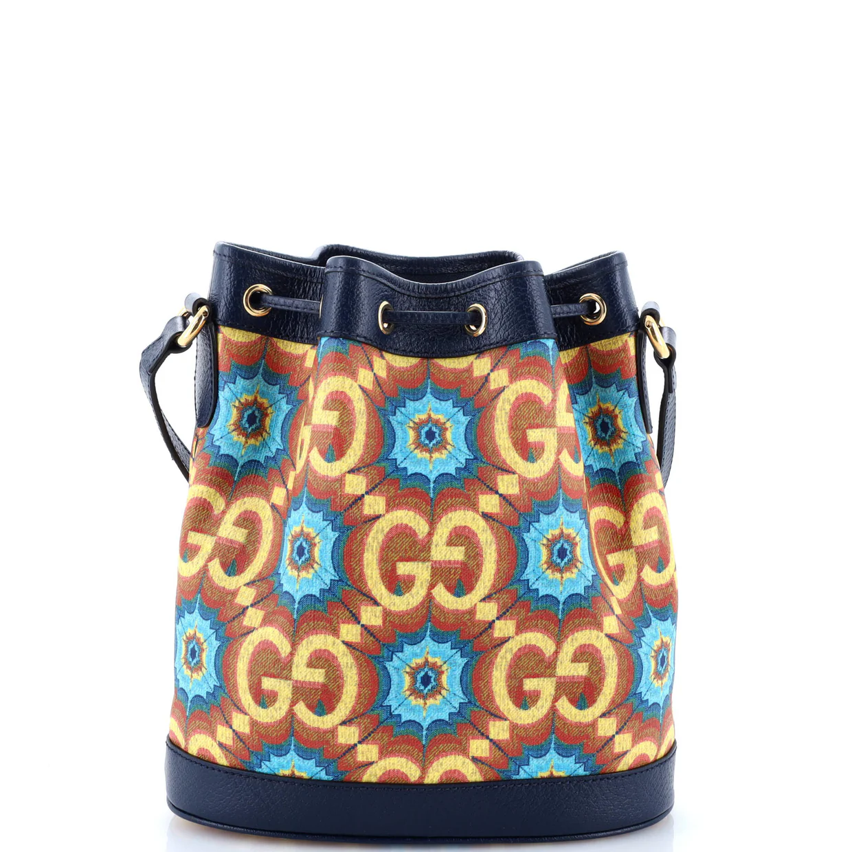 100 Ophidia Bucket Bag Limited Edition Coated Canvas - Deep Luxury
