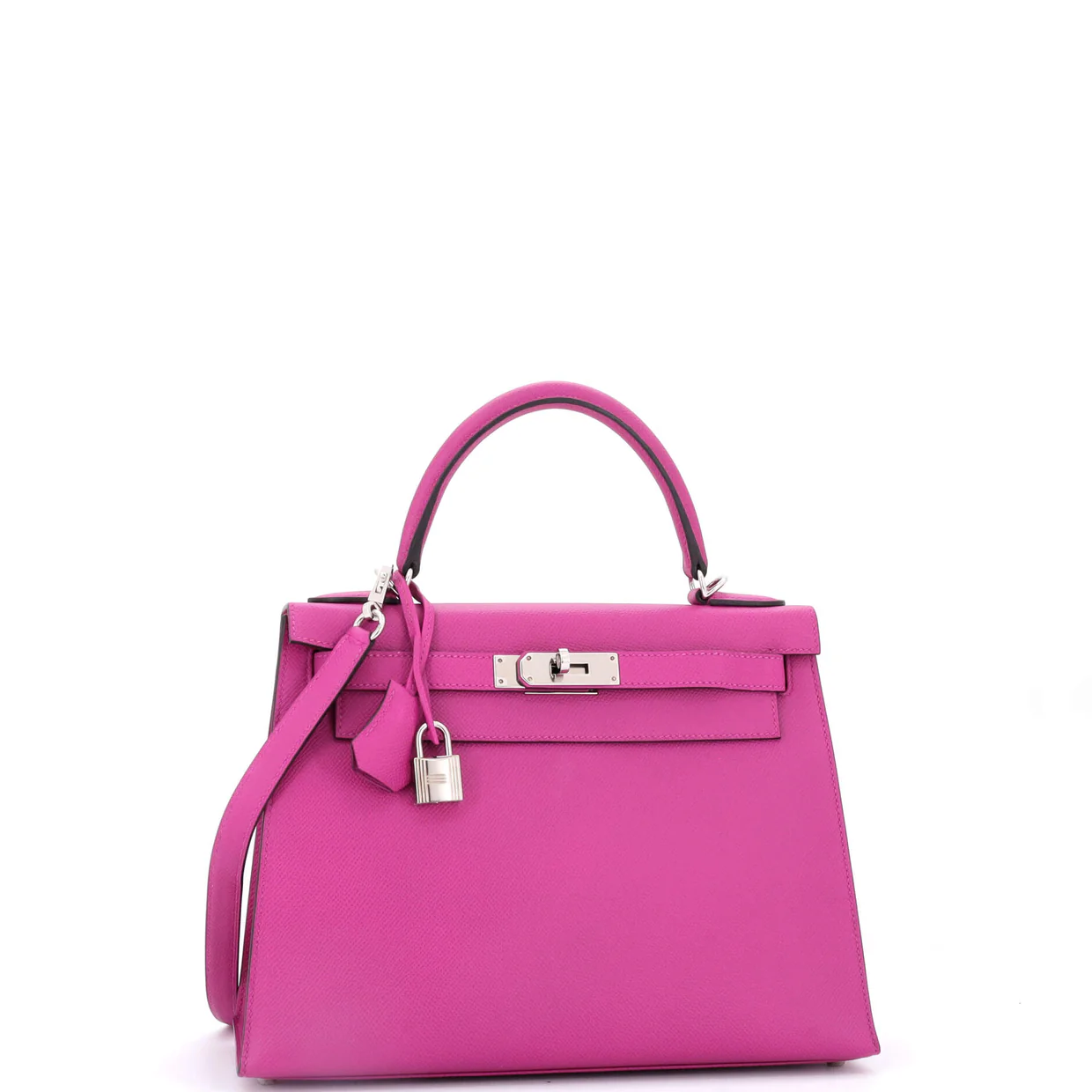 Kelly Handbag Magnolia Epsom with Palladium Hardware 28 - Deep Luxury