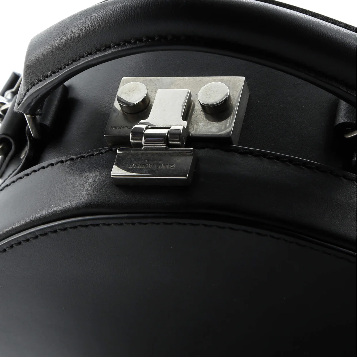Mica Hatbox Bag Leather Small - Deep Luxury