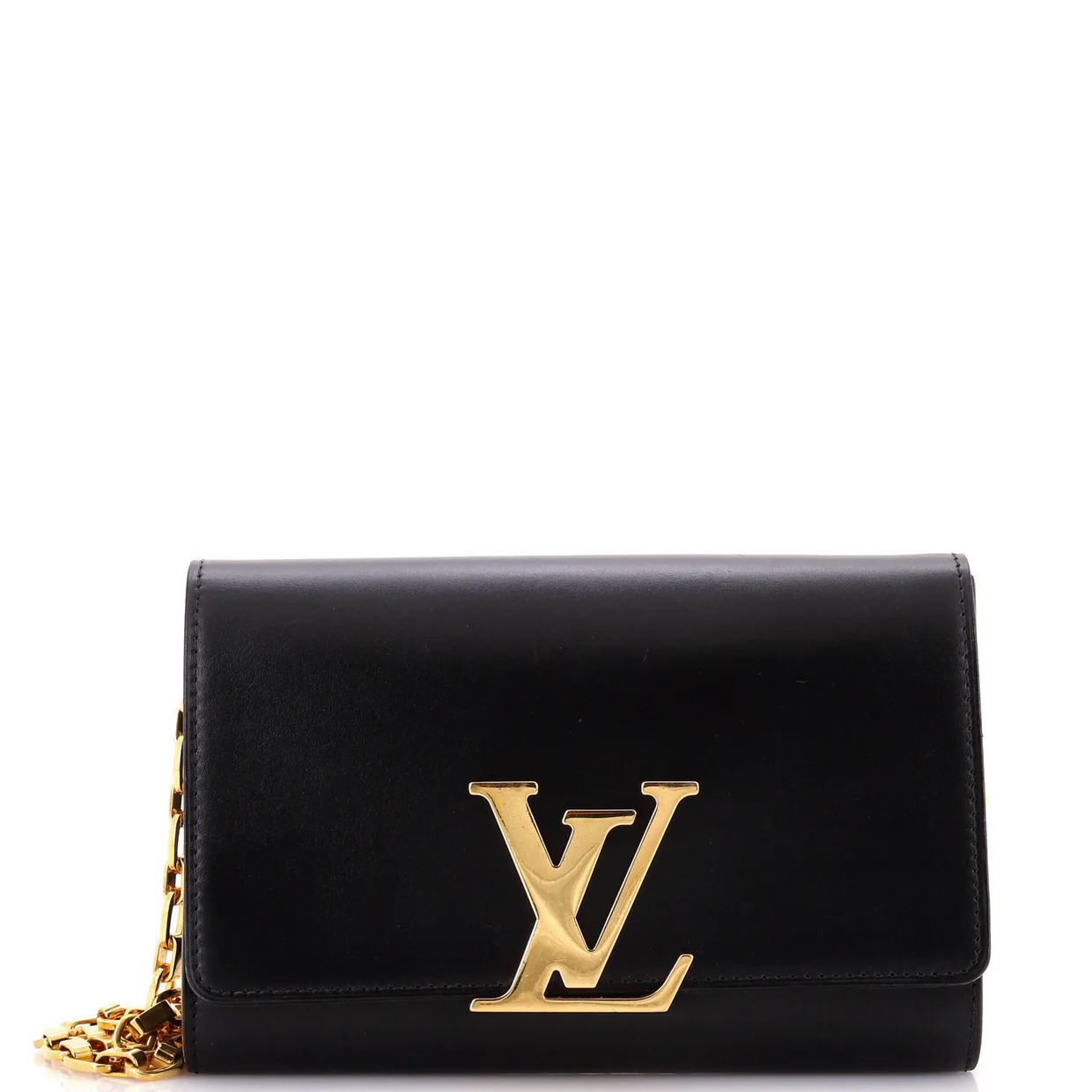 Chain Louise Clutch Leather MM - Deep Luxury