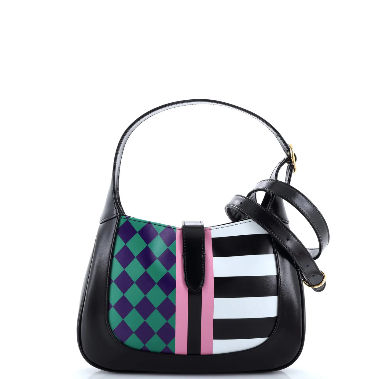 Jackie 1961 Hobo Printed Leather Small - Deep Luxury