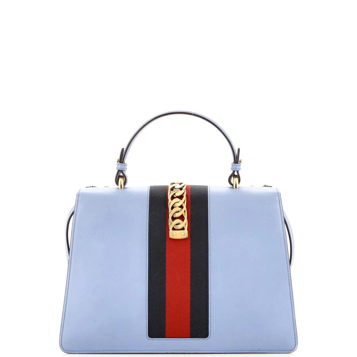 Sylvie Top Handle Bag Embroidered Leather Medium - Deep Luxury