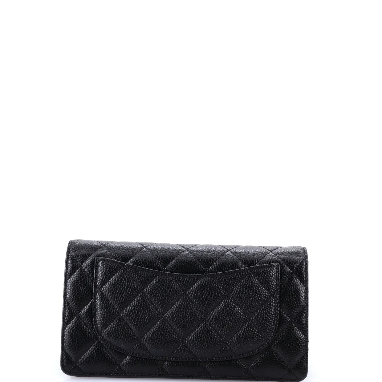 L-Yen Wallet Quilted Caviar - Deep Luxury