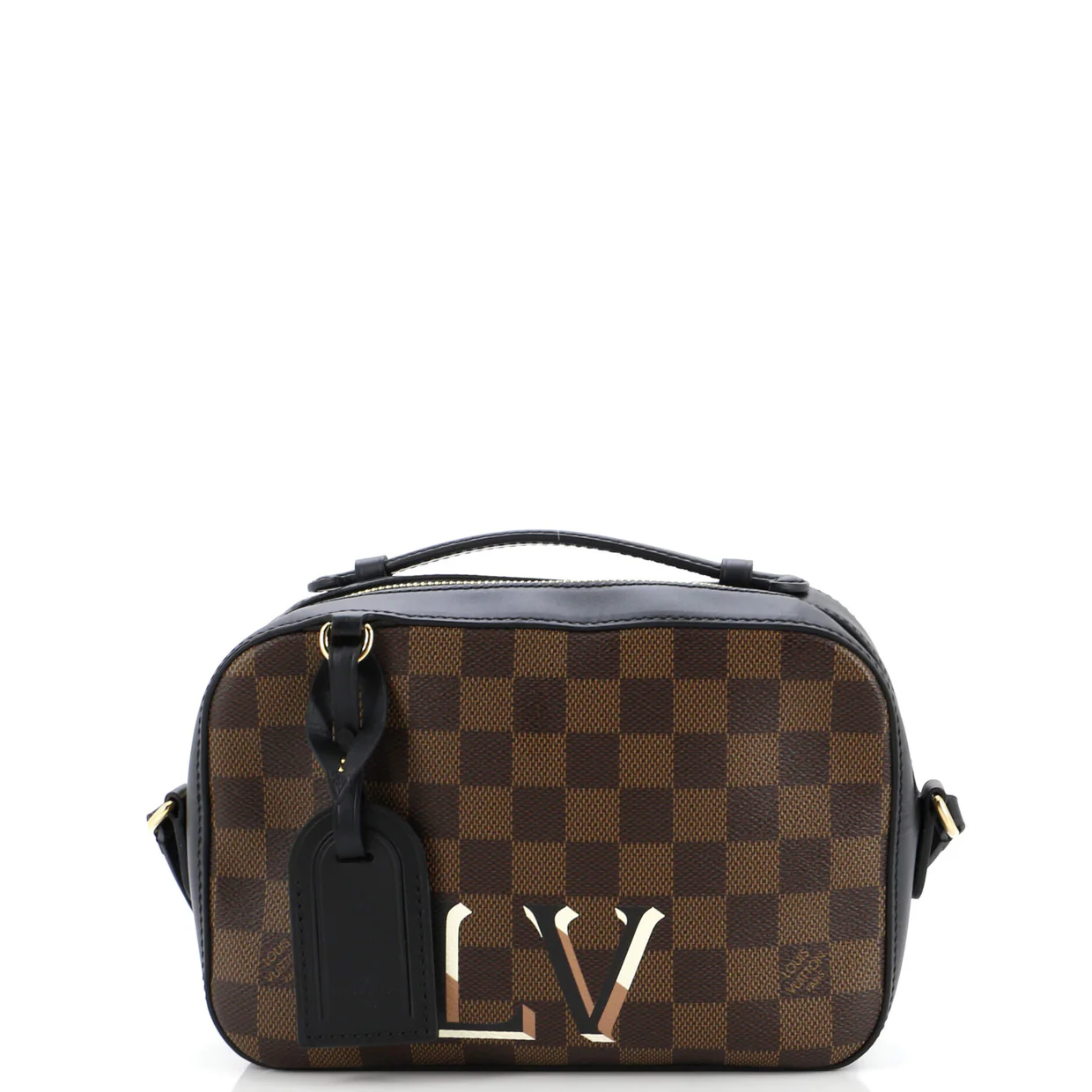 Santa Monica Crossbody Bag Damier - Deep Luxury