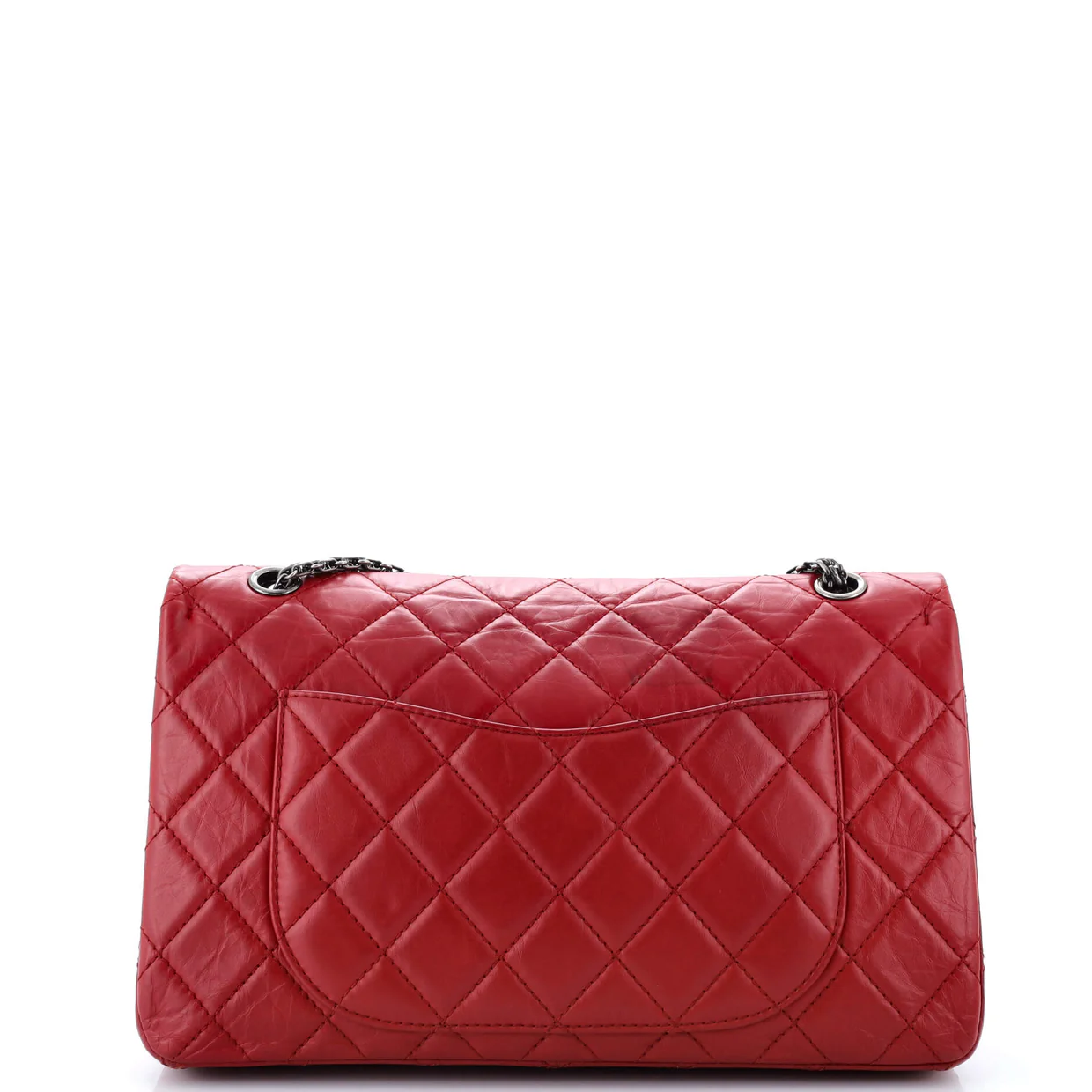 Reissue 2.55 Flap Bag Quilted Aged Calfskin 228 - Deep Luxury