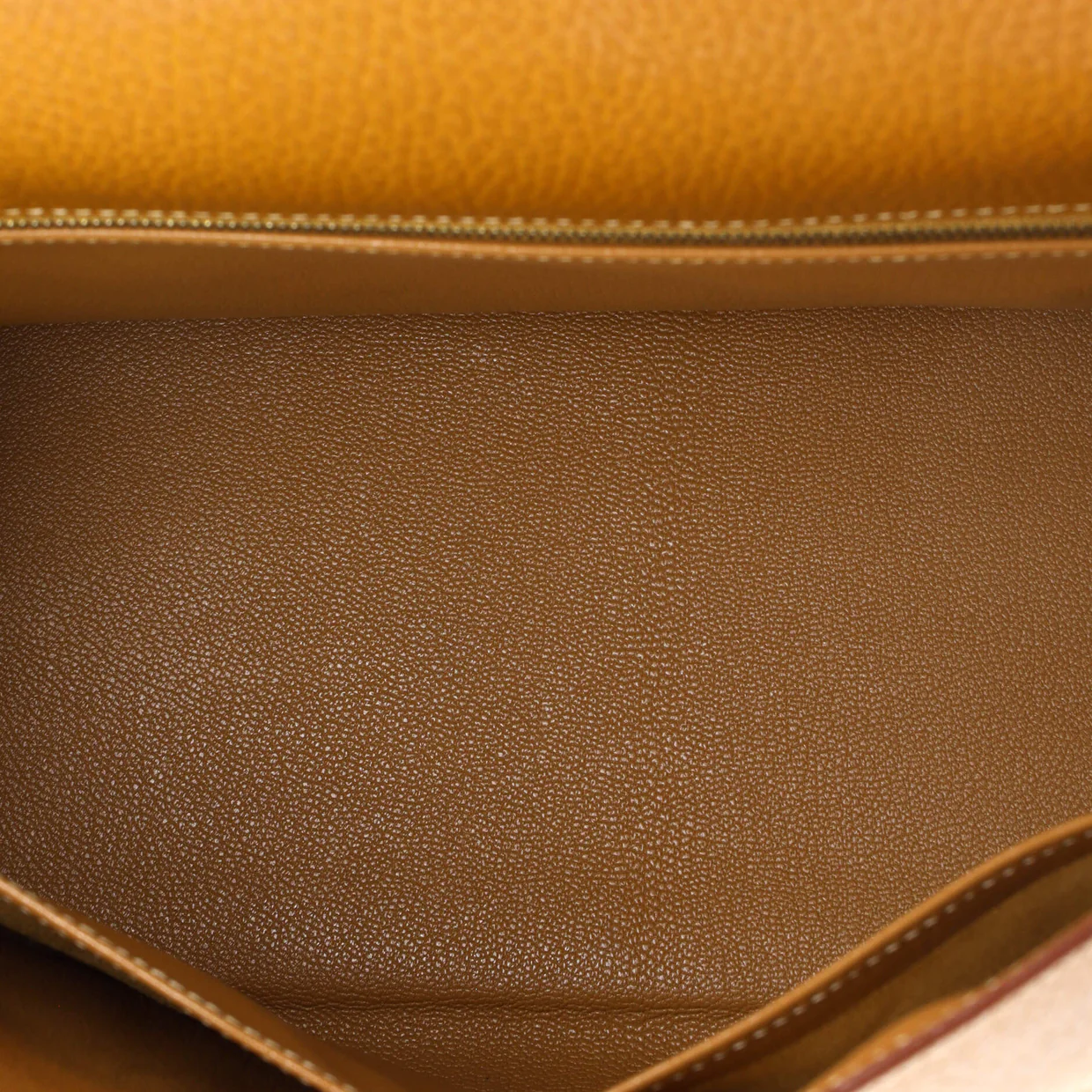 Kelly Handbag Natural Sable Ardennes with Gold Hardware 32 - Deep Luxury