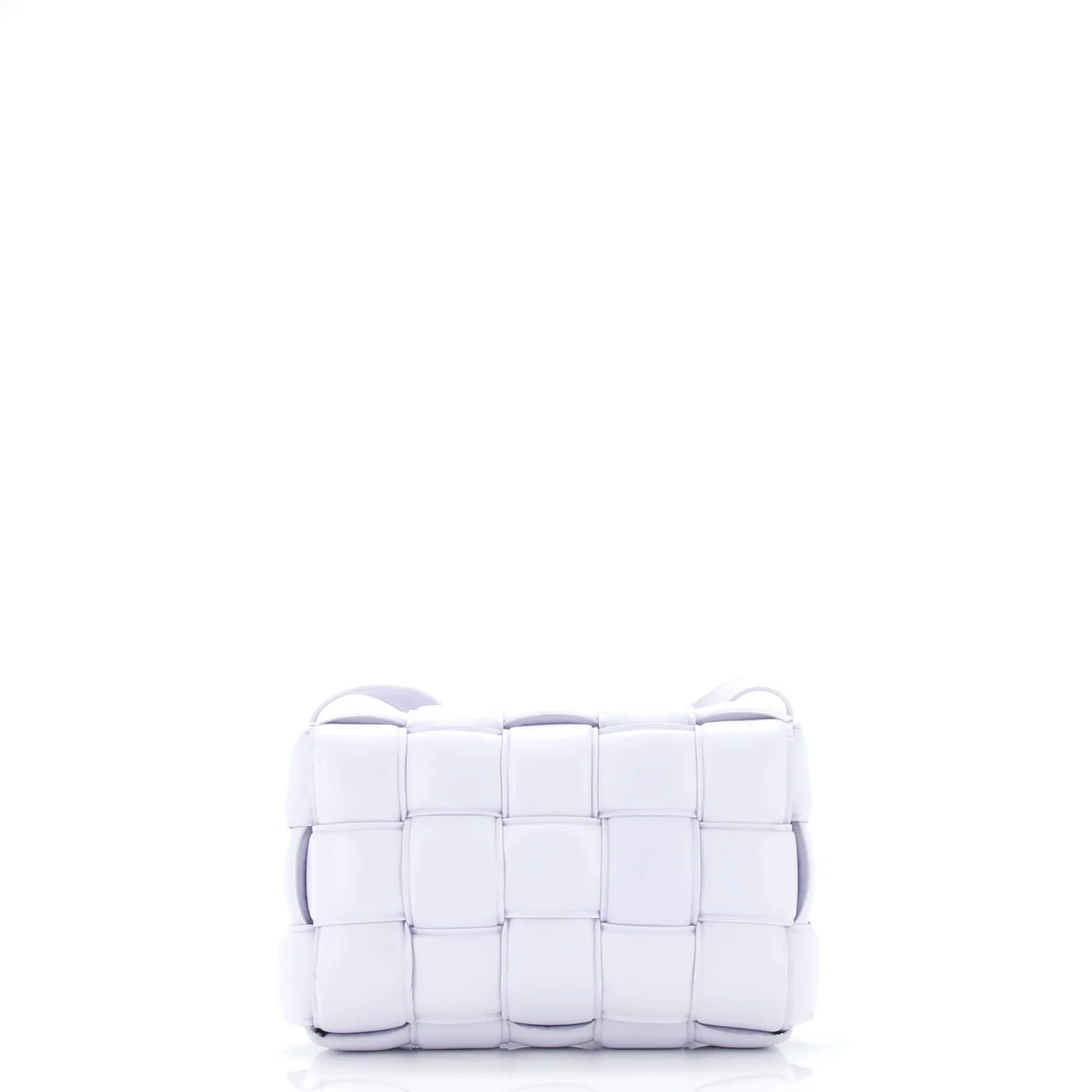 Cassette Crossbody Bag Padded Maxi Intrecciato Leather - Deep Luxury