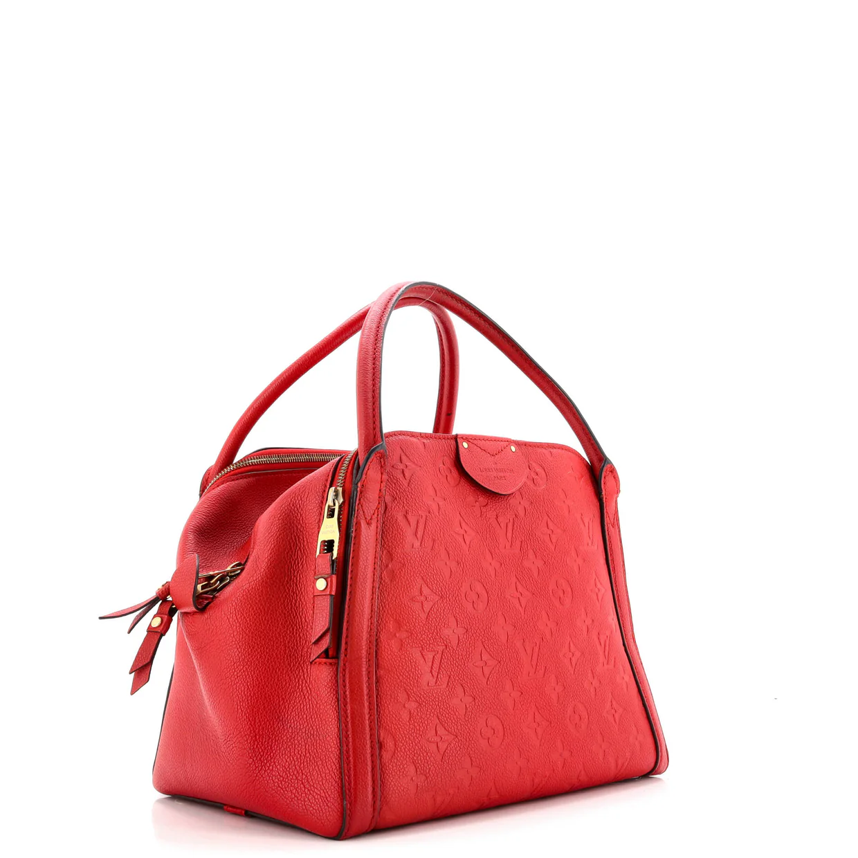 Marais Handbag Monogram Empreinte Leather MM - Deep Luxury