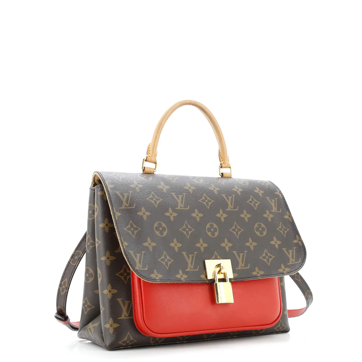Marignan Handbag Monogram Canvas with Leather - Deep Luxury