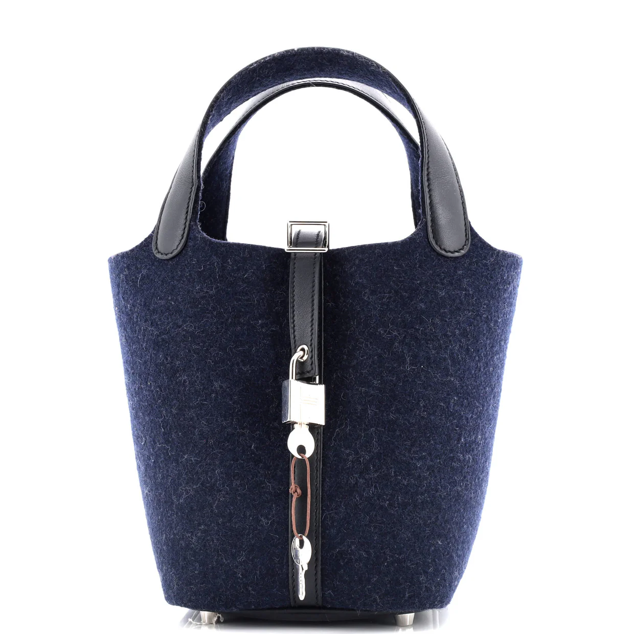 Picotin Lock Bag Felt with Leather PM - Deep Luxury