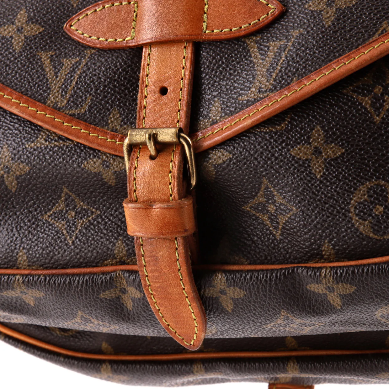 Saumur Handbag Monogram Canvas 30 - Deep Luxury