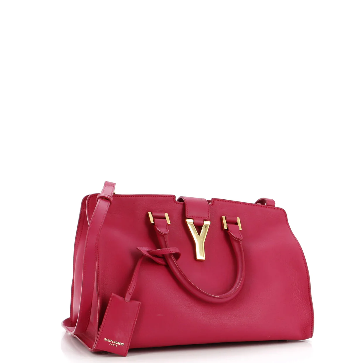 Classic Y Cabas Leather Small - Deep Luxury