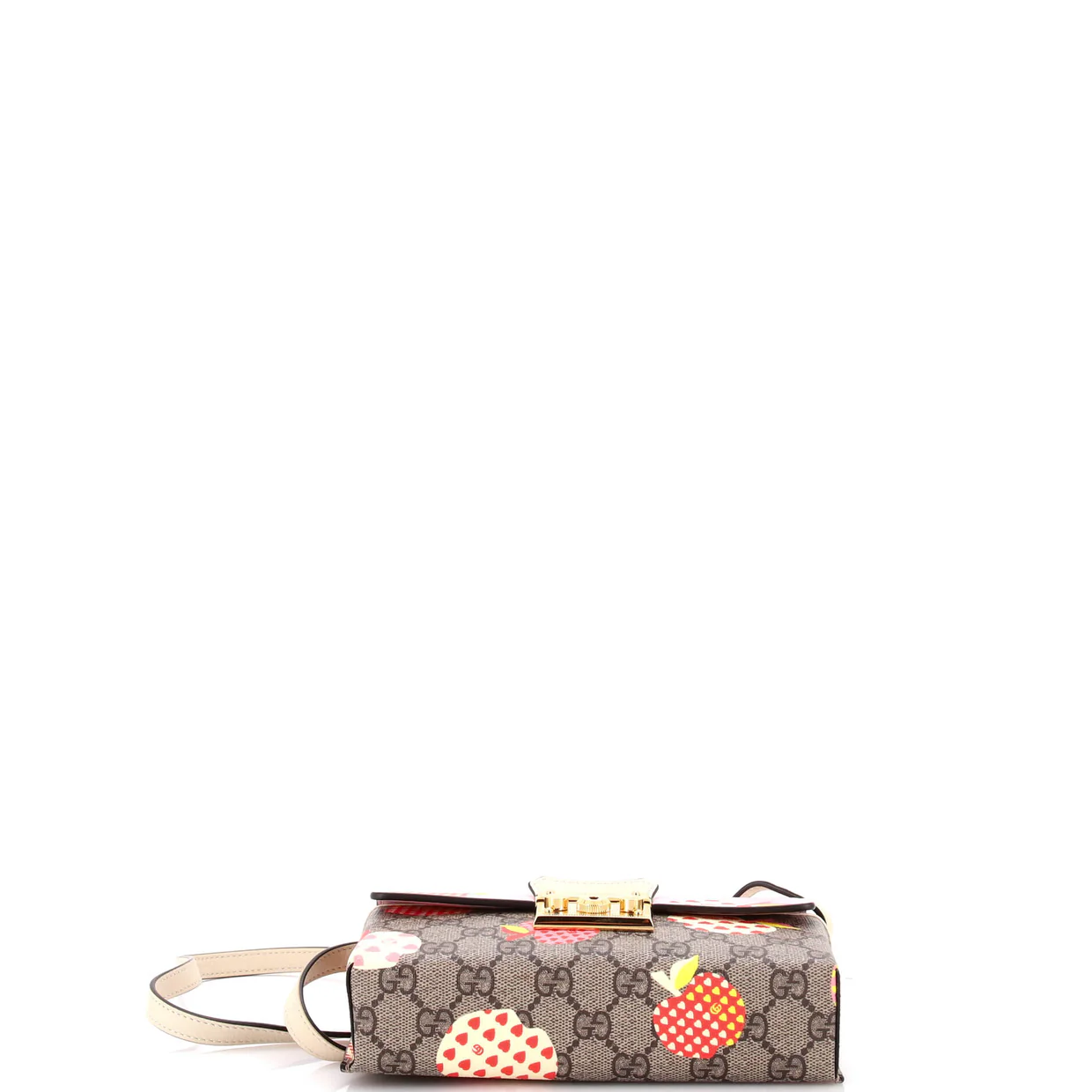 Padlock Top Handle Bag Printed GG Coated Canvas and Leather Mini - Deep Luxury