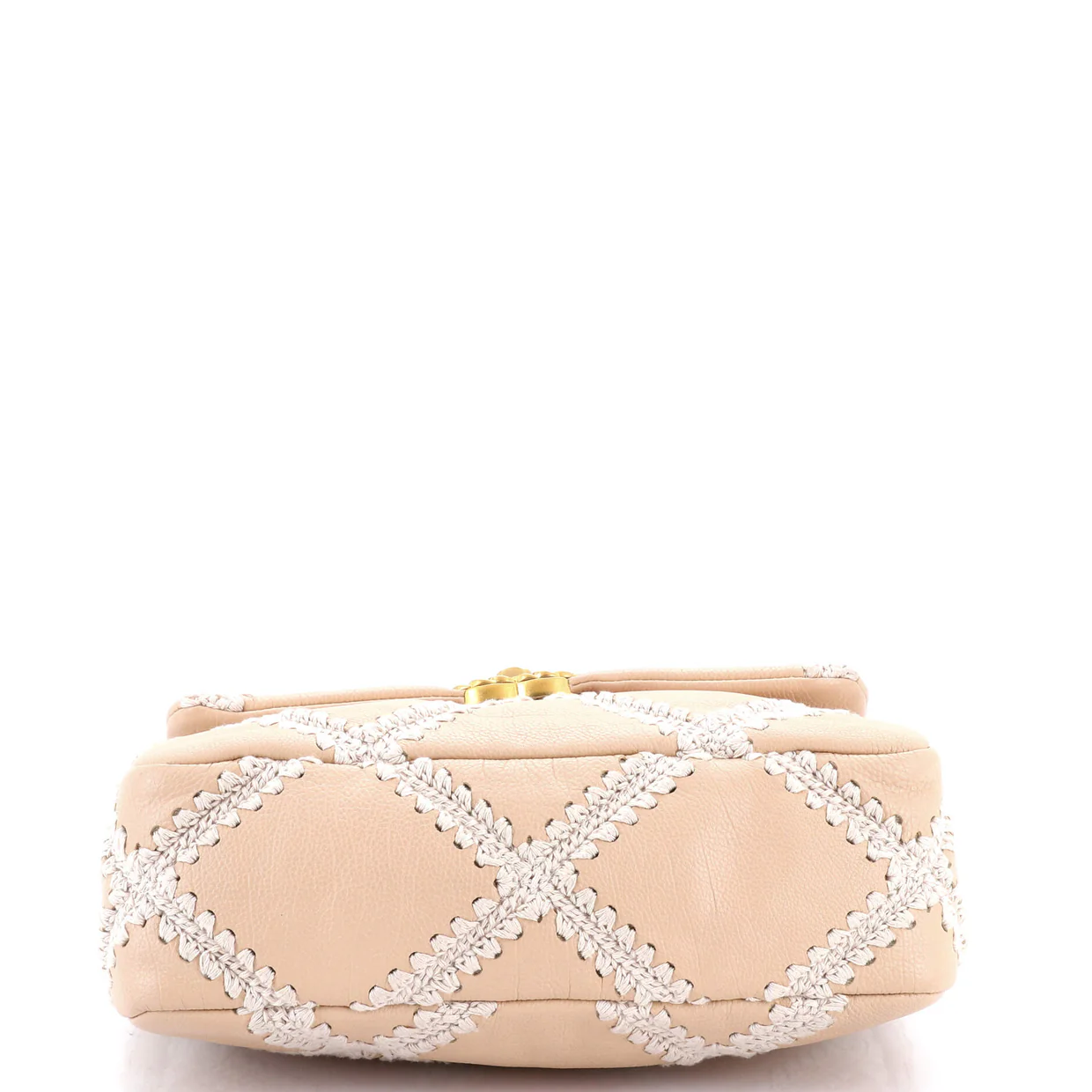 19 Flap Bag Crochet Quilted Calfskin Medium - Deep Luxury