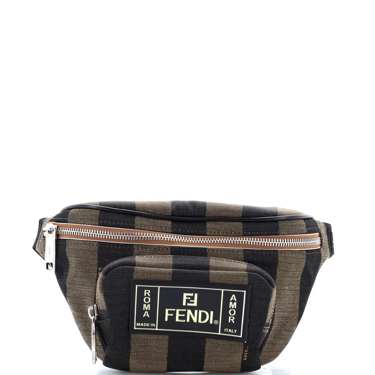 Front Pocket Waist Bag Pequin Canvas - Deep Luxury