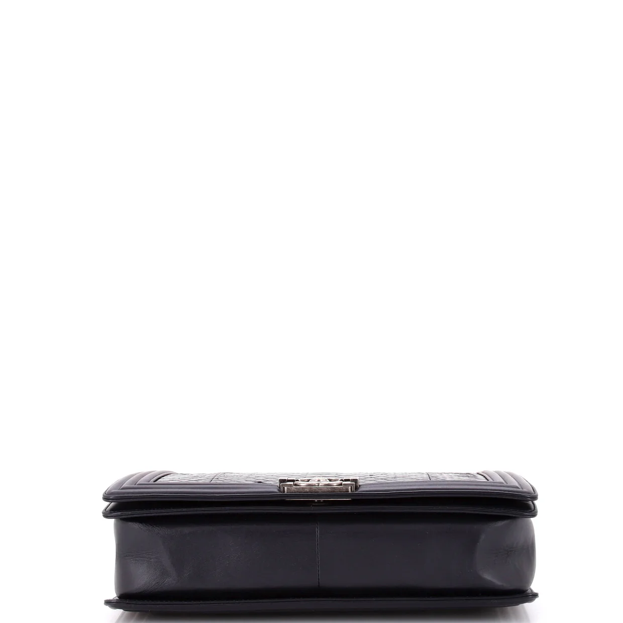 Boy Flap Bag Python Large - Deep Luxury