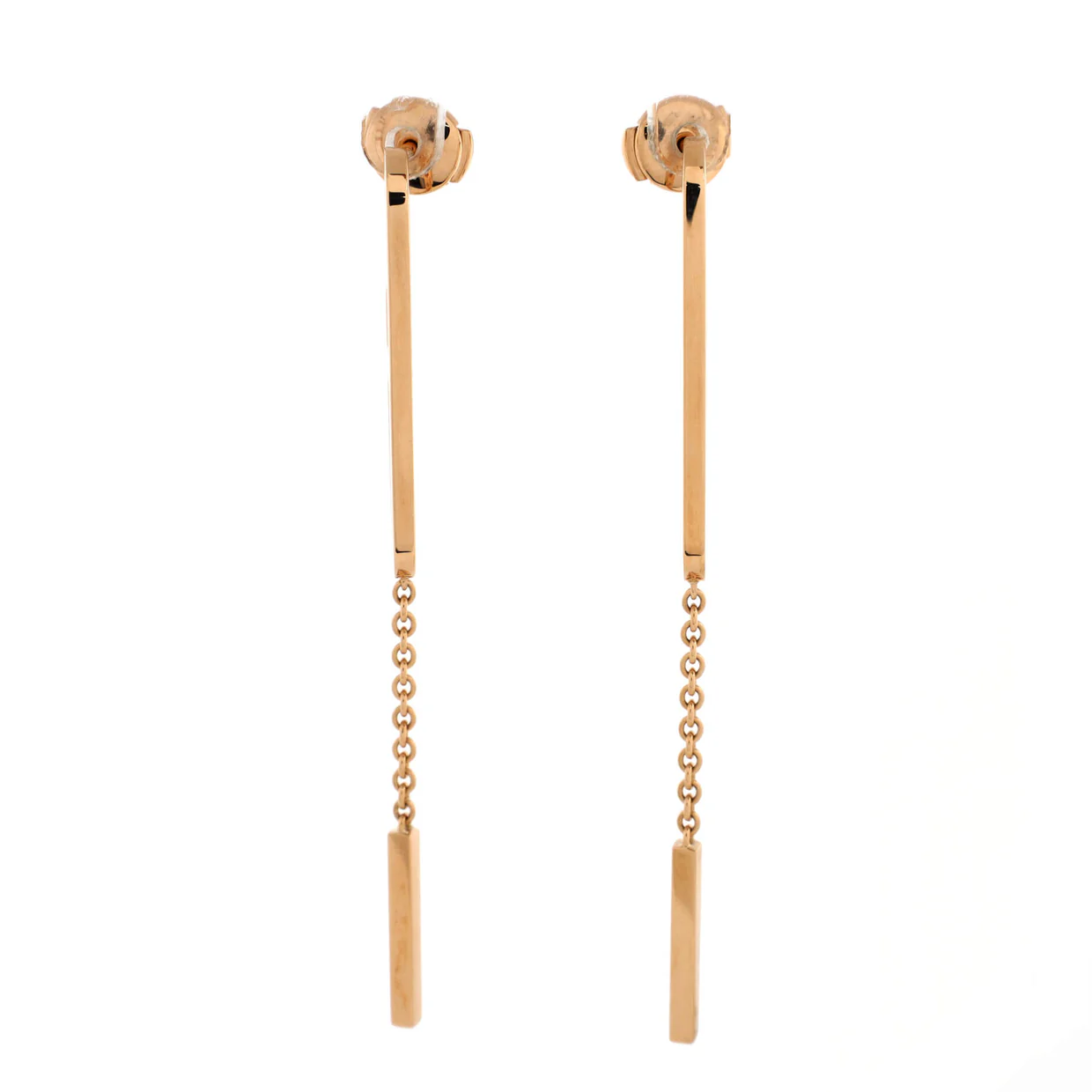 Ever Chaine d'Ancre Dangling Earrings 18K Rose Gold Medium - Deep Luxury