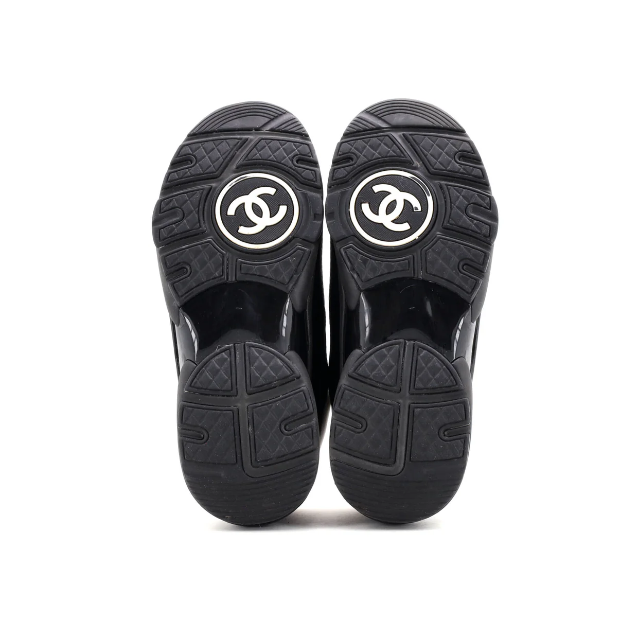 Women's CC Low-Top Sneakers Leather and Mesh - Deep Luxury