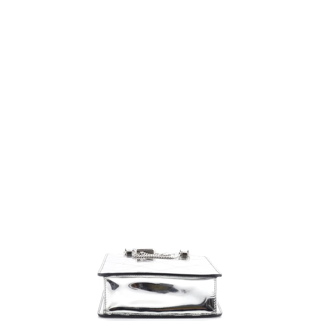 Triangle Tote Spazzolato Leather Mini - Deep Luxury