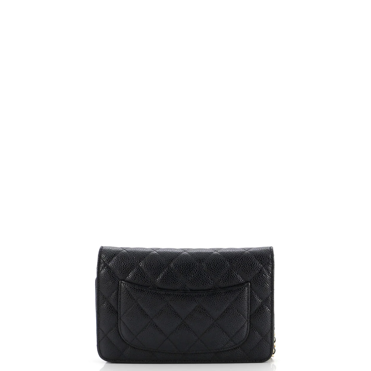 Wallet on Chain Quilted Caviar - Deep Luxury