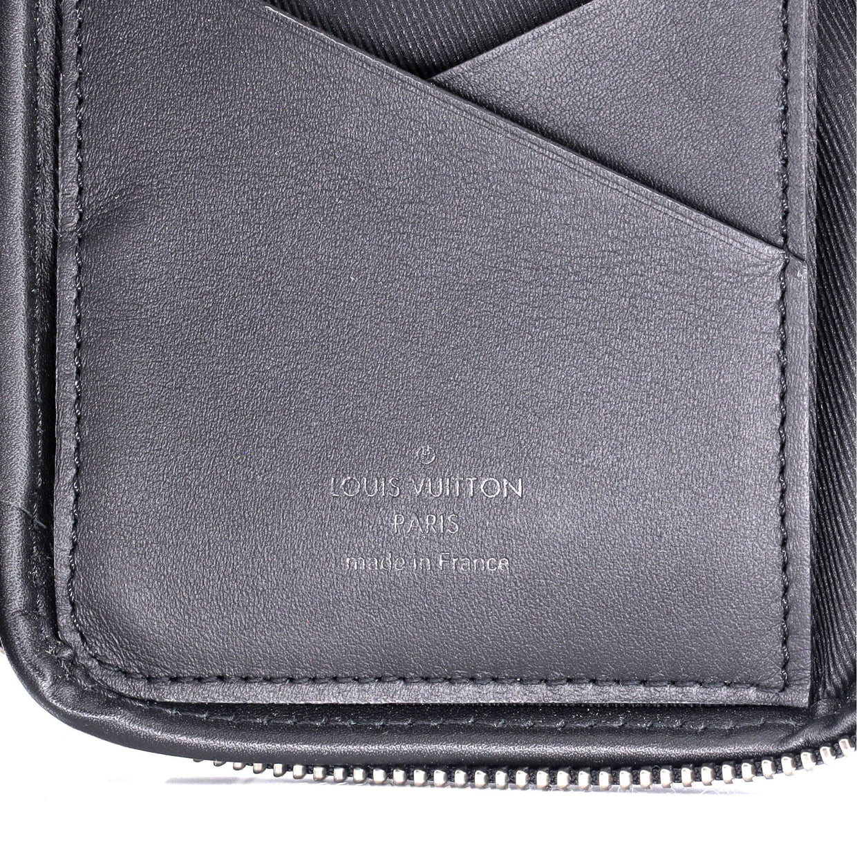 Double Phone Pouch Reverse Monogram Eclipse Canvas - Deep Luxury