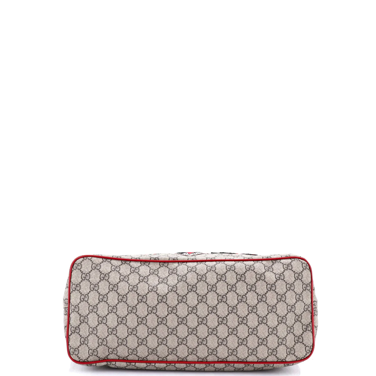 Convertible Soft Tote Embroidered GG Coated Canvas Medium - Deep Luxury