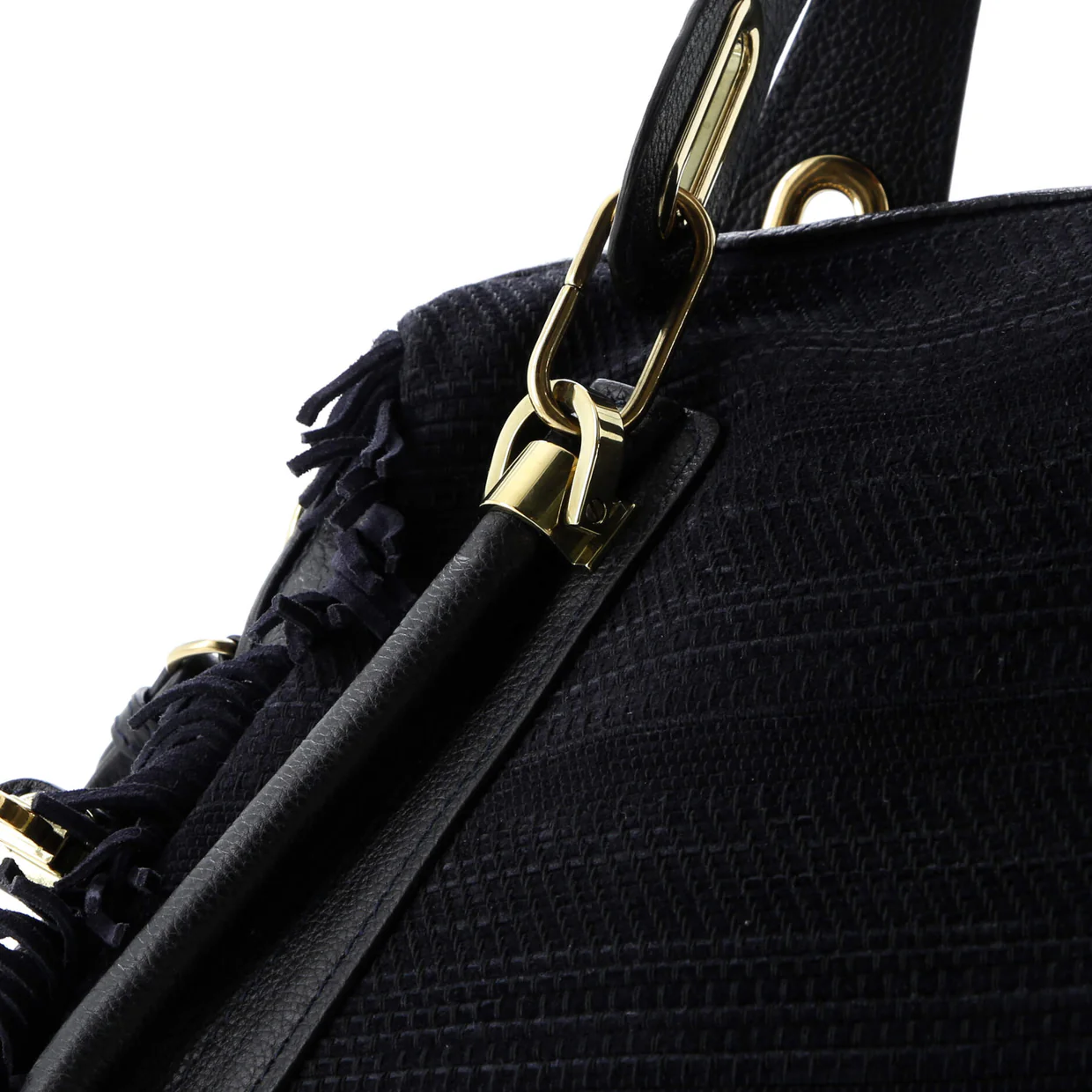 Paraty Top Handle Bag Leather Medium - Deep Luxury