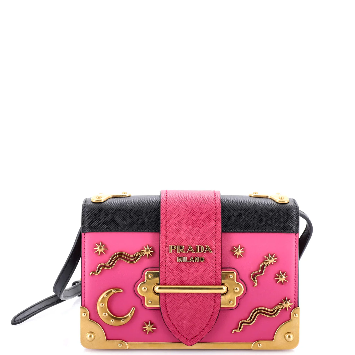 Cahier Crossbody Bag Embellished Leather Small - Deep Luxury