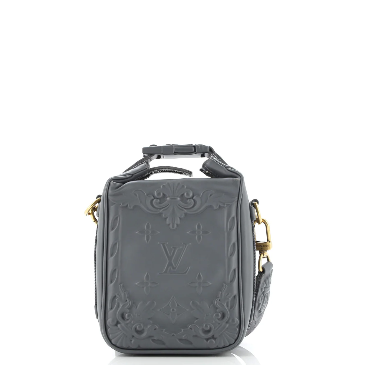 Cruiser Messenger Bag Limited Edition Decorative Debossed Calfskin - Deep Luxury