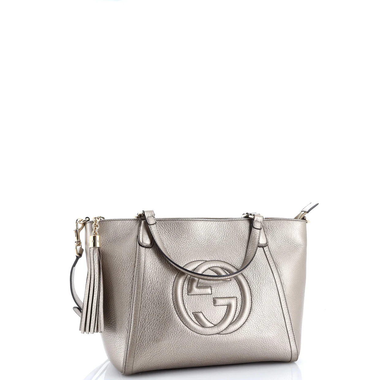 Soho Convertible Top Handle Bag Leather Small - Deep Luxury