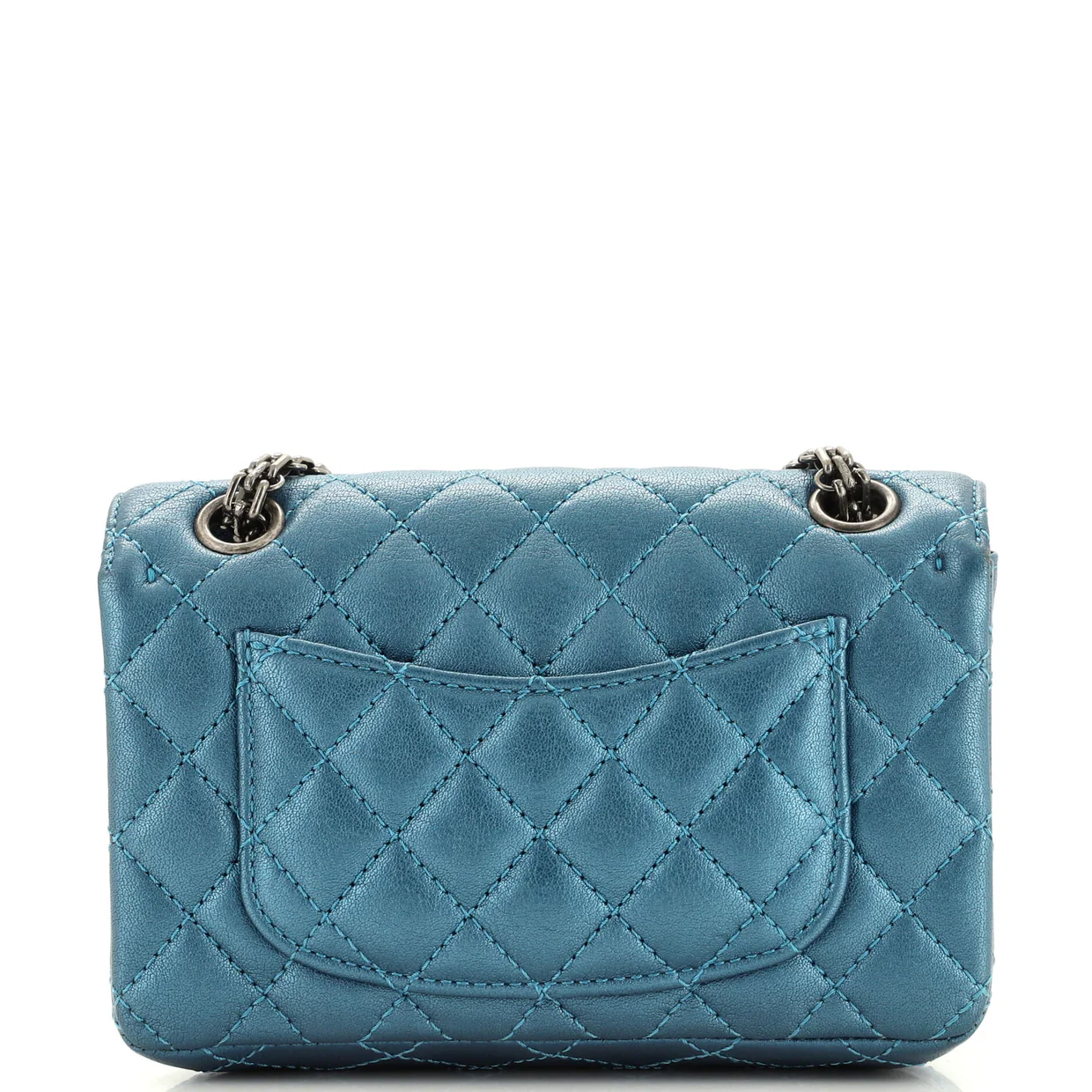 Reissue 2.55 Flap Bag Quilted Metallic Calfskin Mini - Deep Luxury