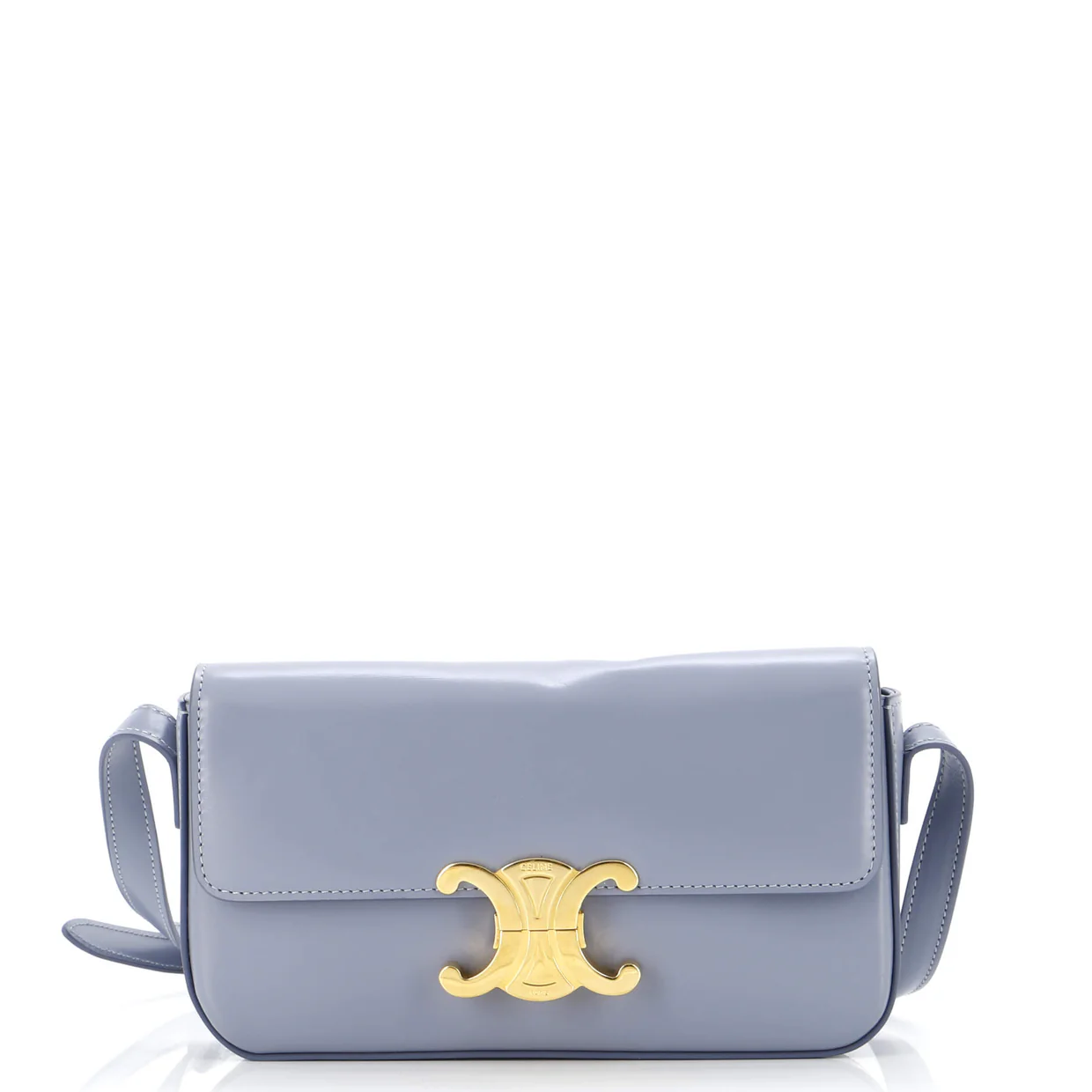 Triomphe East-West Shoulder Bag Smooth Calfskin - Deep Luxury