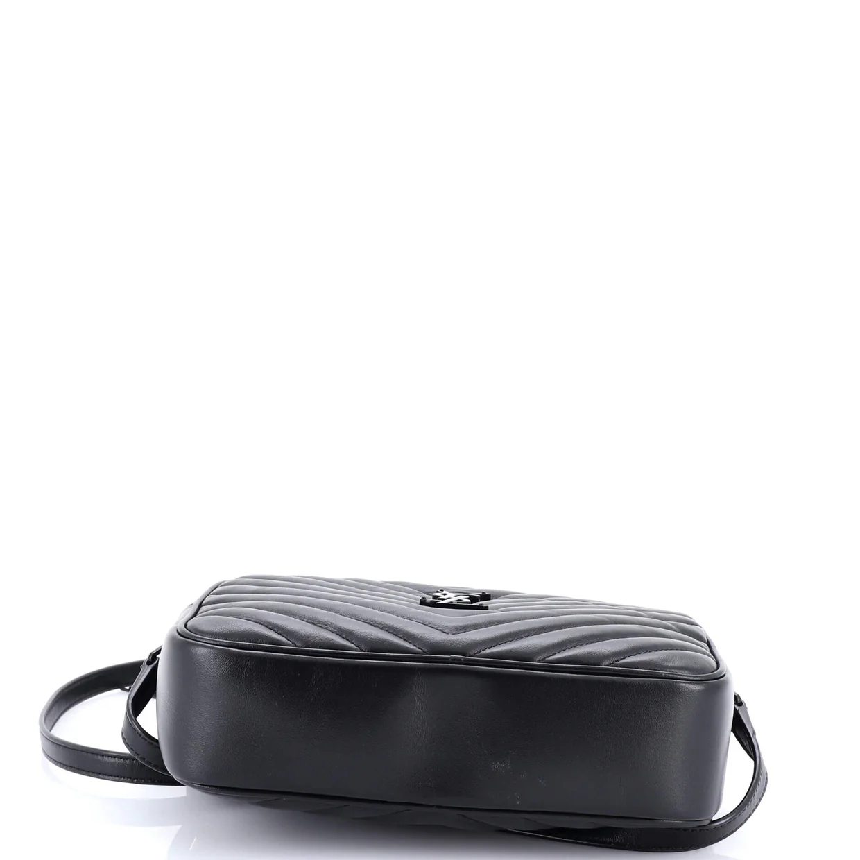 Lou Camera Bag Matelasse Chevron Leather Small - Deep Luxury