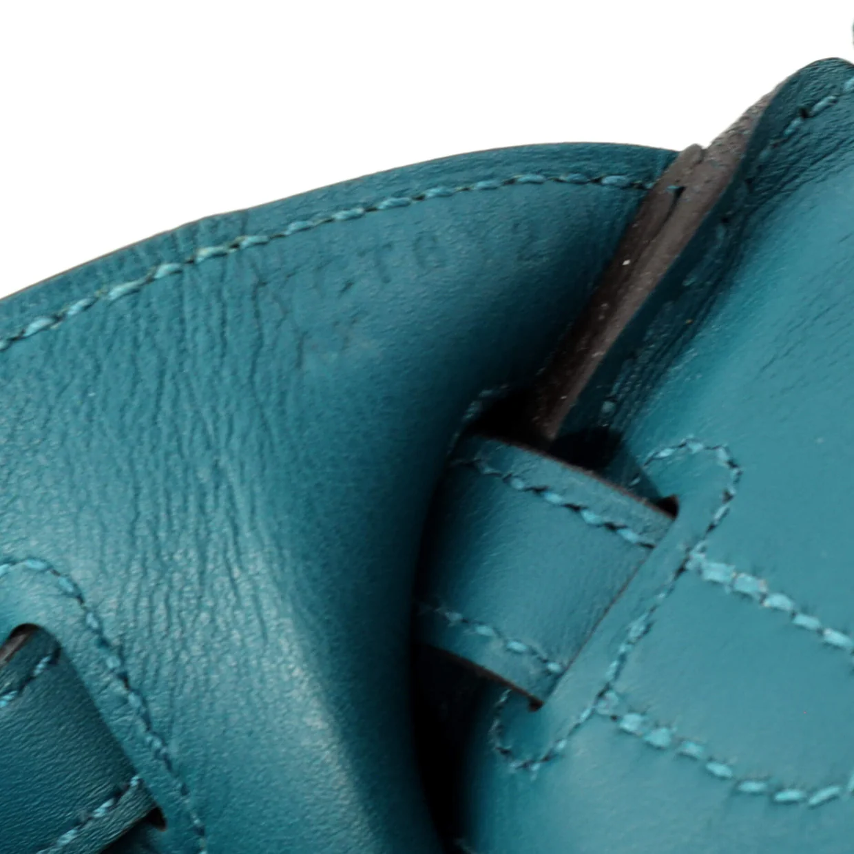 Birkin Handbag Vert Bosphore Swift with Palladium Hardware 25 - Deep Luxury