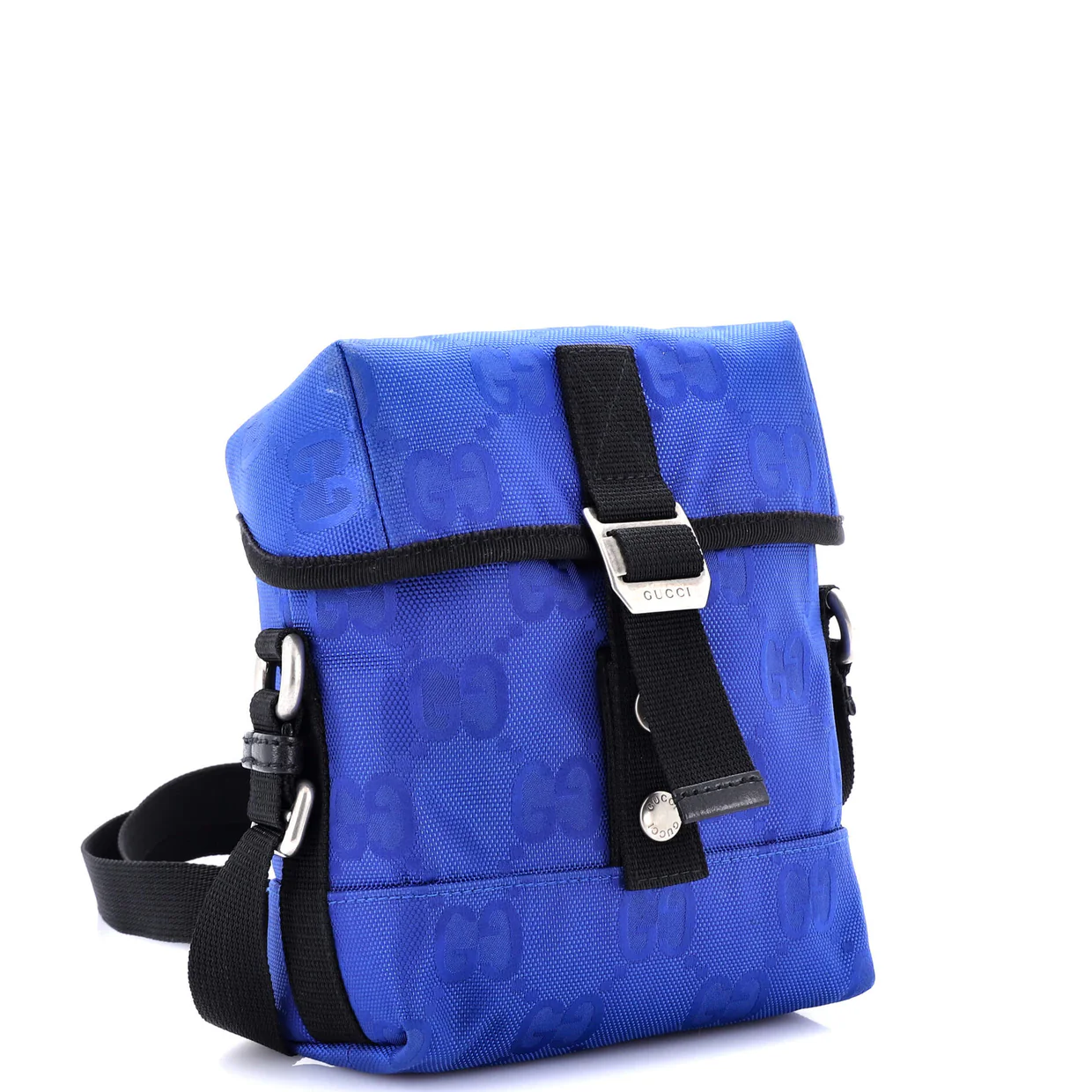 Off The Grid Buckle Messenger Bag GG Econyl - Deep Luxury